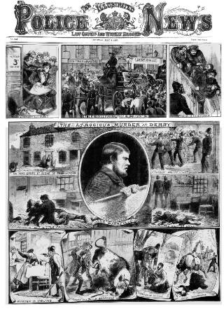 cover page of Illustrated Police News published on May 8, 1880
