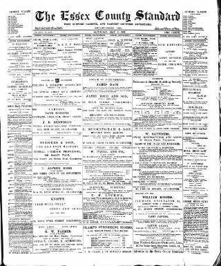cover page of Essex Standard published on May 9, 1896