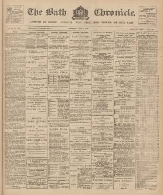 cover page of Bath Chronicle and Weekly Gazette published on May 8, 1902