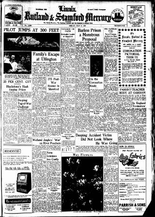 cover page of Stamford Mercury published on May 8, 1953