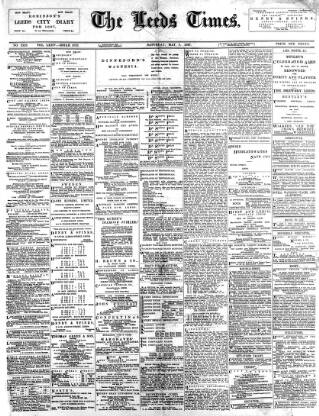 cover page of Leeds Times published on May 8, 1897