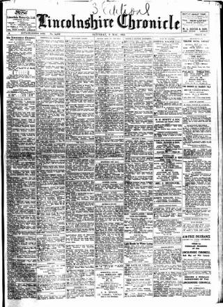 cover page of Lincolnshire Chronicle published on May 9, 1925