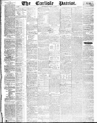 cover page of Carlisle Patriot published on May 8, 1852