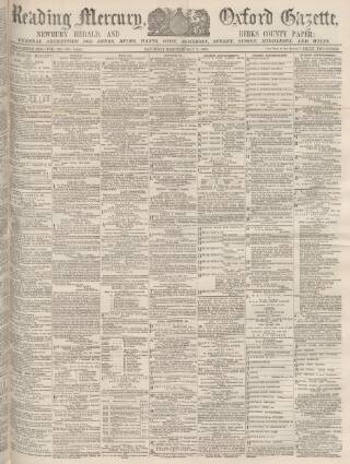 cover page of Reading Mercury published on May 9, 1885