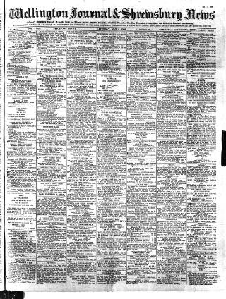 cover page of Wellington Journal published on May 8, 1909
