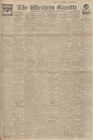 cover page of Western Gazette published on May 8, 1942
