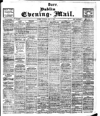cover page of Dublin Evening Mail published on May 8, 1906