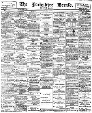 cover page of York Herald published on May 8, 1893