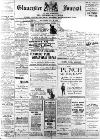 cover page of Gloucester Journal published on May 8, 1915