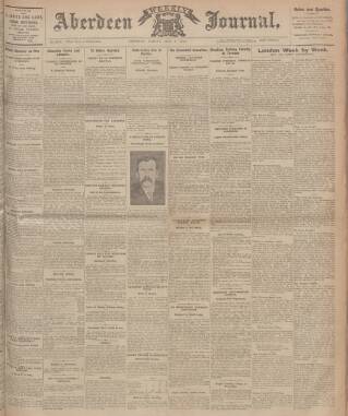 cover page of Aberdeen Weekly Journal published on May 8, 1914