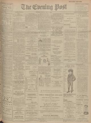 cover page of Dundee Evening Post published on May 8, 1903