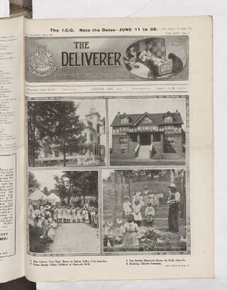 cover page of Deliverer and Record of Salvation Army Rescue Work published on May 1, 1914