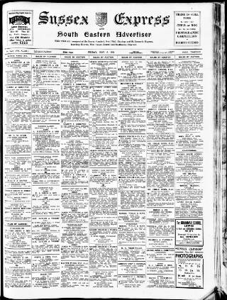 cover page of Sussex Express published on May 8, 1936
