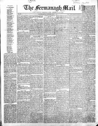cover page of Enniskillen Chronicle and Erne Packet published on May 8, 1851