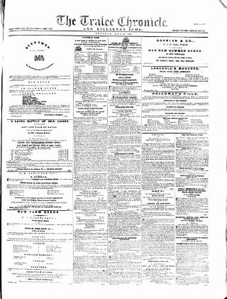 cover page of Tralee Chronicle published on May 9, 1871