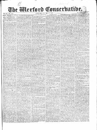 cover page of Wexford Conservative published on May 8, 1844