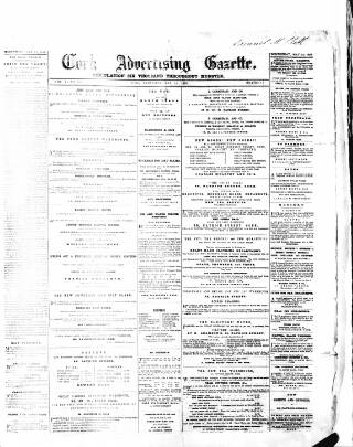 cover page of Cork Advertising Gazette published on May 11, 1859