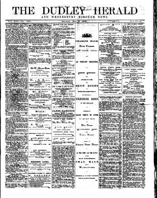 cover page of Dudley Herald published on May 8, 1880