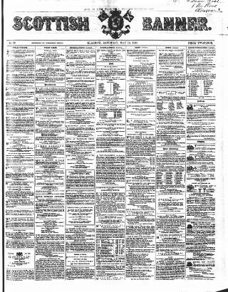 cover page of Scottish Banner published on May 19, 1860