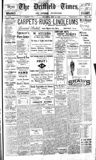 cover page of Driffield Times published on May 9, 1936