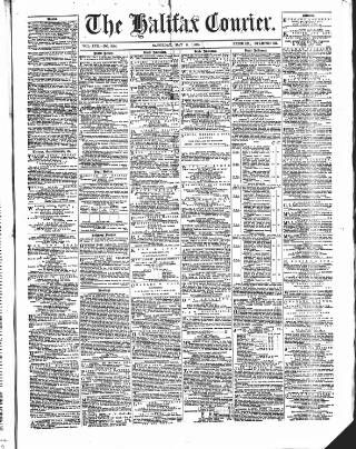 cover page of Halifax Courier published on May 8, 1869