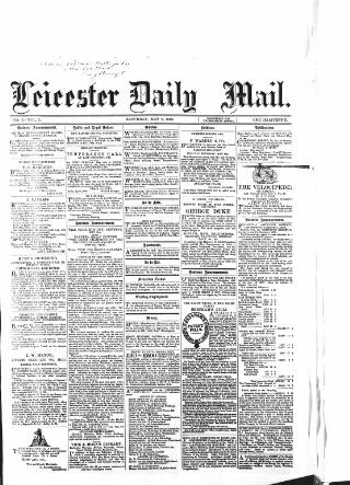 cover page of Leicester Mail published on May 8, 1869