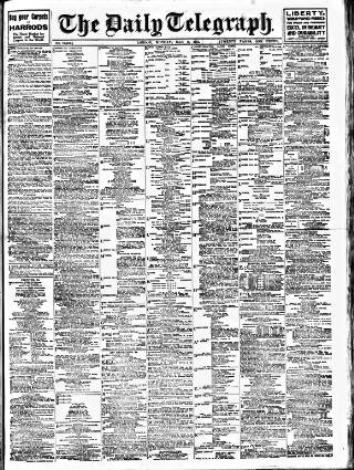 cover page of Daily Telegraph & Courier (London) published on May 8, 1911