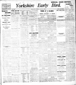 cover page of Yorkshire Early Bird published on May 31, 1910