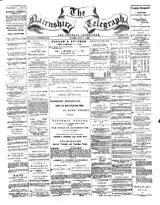 cover page of Nairnshire Telegraph and General Advertiser for the Northern Counties published on May 8, 1906