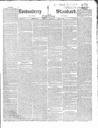 cover page of Londonderry Standard published on May 8, 1844
