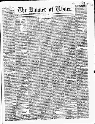 cover page of Banner of Ulster published on May 9, 1851