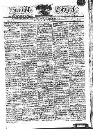 cover page of Kentish Weekly Post or Canterbury Journal published on May 8, 1812