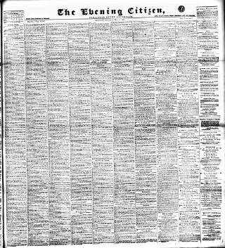 cover page of Glasgow Evening Citizen published on May 8, 1890