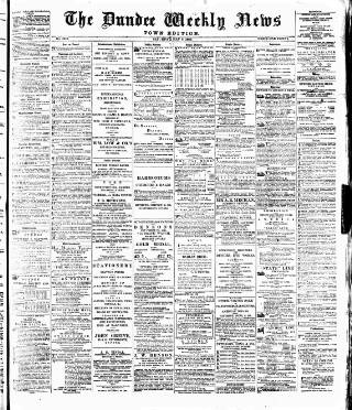 cover page of Dundee Weekly News published on May 8, 1886