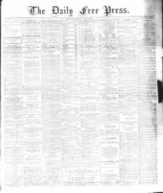 cover page of Aberdeen Free Press published on May 8, 1891