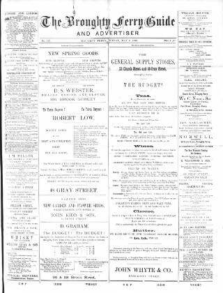 cover page of Broughty Ferry Guide and Advertiser published on May 9, 1890