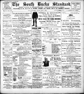 cover page of South Bucks Standard published on May 8, 1908
