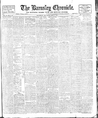 cover page of Barnsley Chronicle published on May 8, 1909