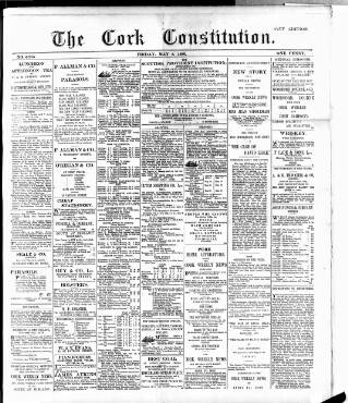 cover page of Cork Constitution published on May 8, 1896