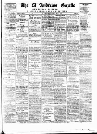 cover page of St. Andrews Gazette and Fifeshire News published on May 8, 1880
