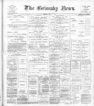 cover page of Grimsby News published on May 8, 1908