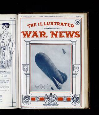 cover page of Illustrated War News published on May 9, 1917