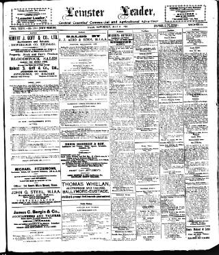 cover page of Leinster Leader published on May 8, 1926
