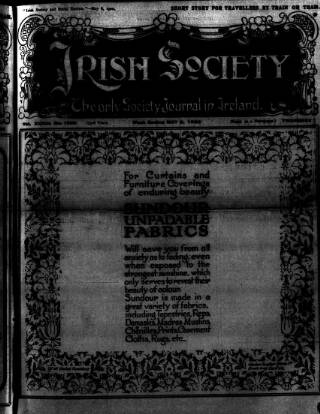cover page of Irish Society (Dublin) published on May 8, 1920
