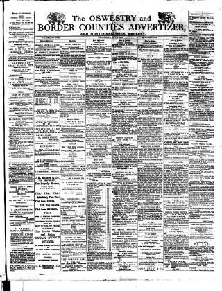 cover page of Oswestry Advertiser published on May 8, 1889