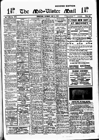 cover page of Mid-Ulster Mail published on May 8, 1937