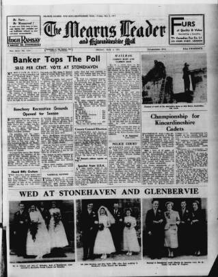 cover page of Mearns Leader published on May 6, 1955