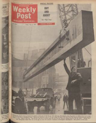 cover page of Birmingham Weekly Post published on May 8, 1959