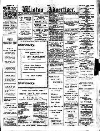 cover page of Wigton Advertiser published on May 8, 1915