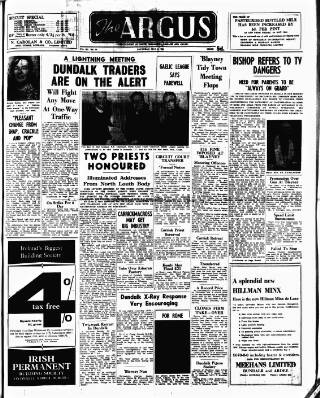 cover page of Drogheda Argus and Leinster Journal published on May 9, 1964